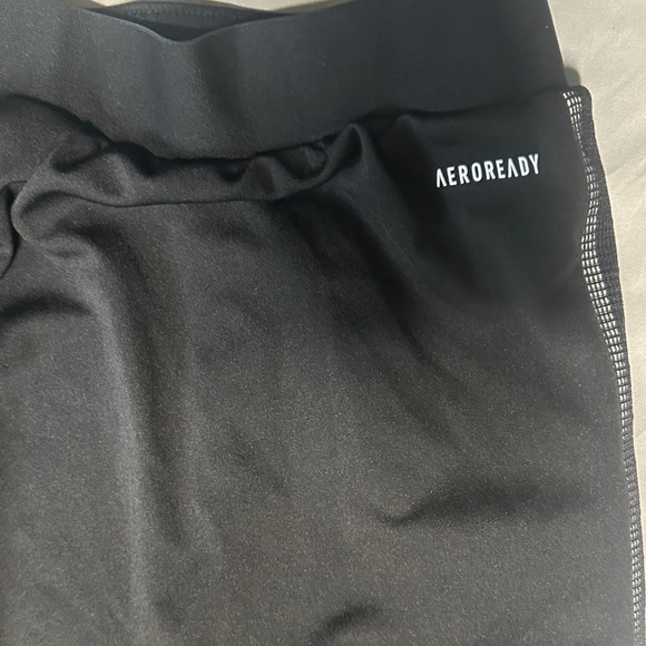 Adidas Men's Black and White Striped Athletic Shorts - Picture 13 of 13